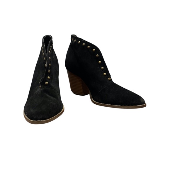 ShuShop Studded Ankle Bootie Black Size 8.5 - Picture 1 of 12